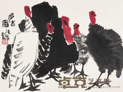 张广 多吉图 镜心 34×45cm